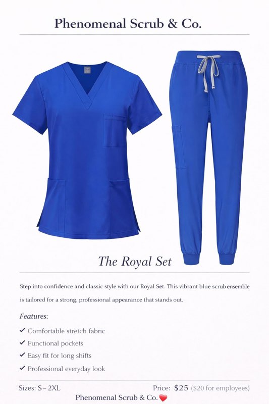 Phenomenal Scrub Set