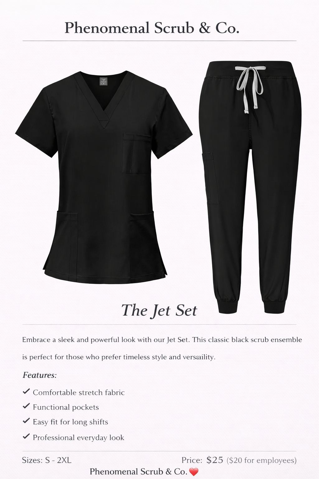 Phenomenal Scrub Set