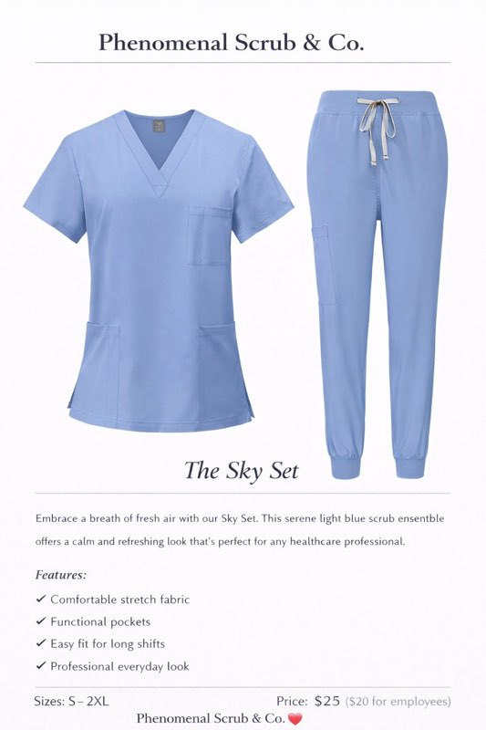 Phenomenal Scrub Set