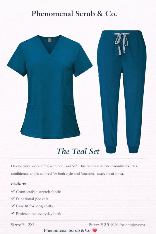 Phenomenal Scrub Set